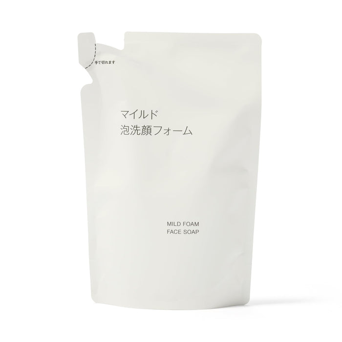 Muji Mild Foam Facial Cleanser Refill 180Ml Gentle Skincare Solution