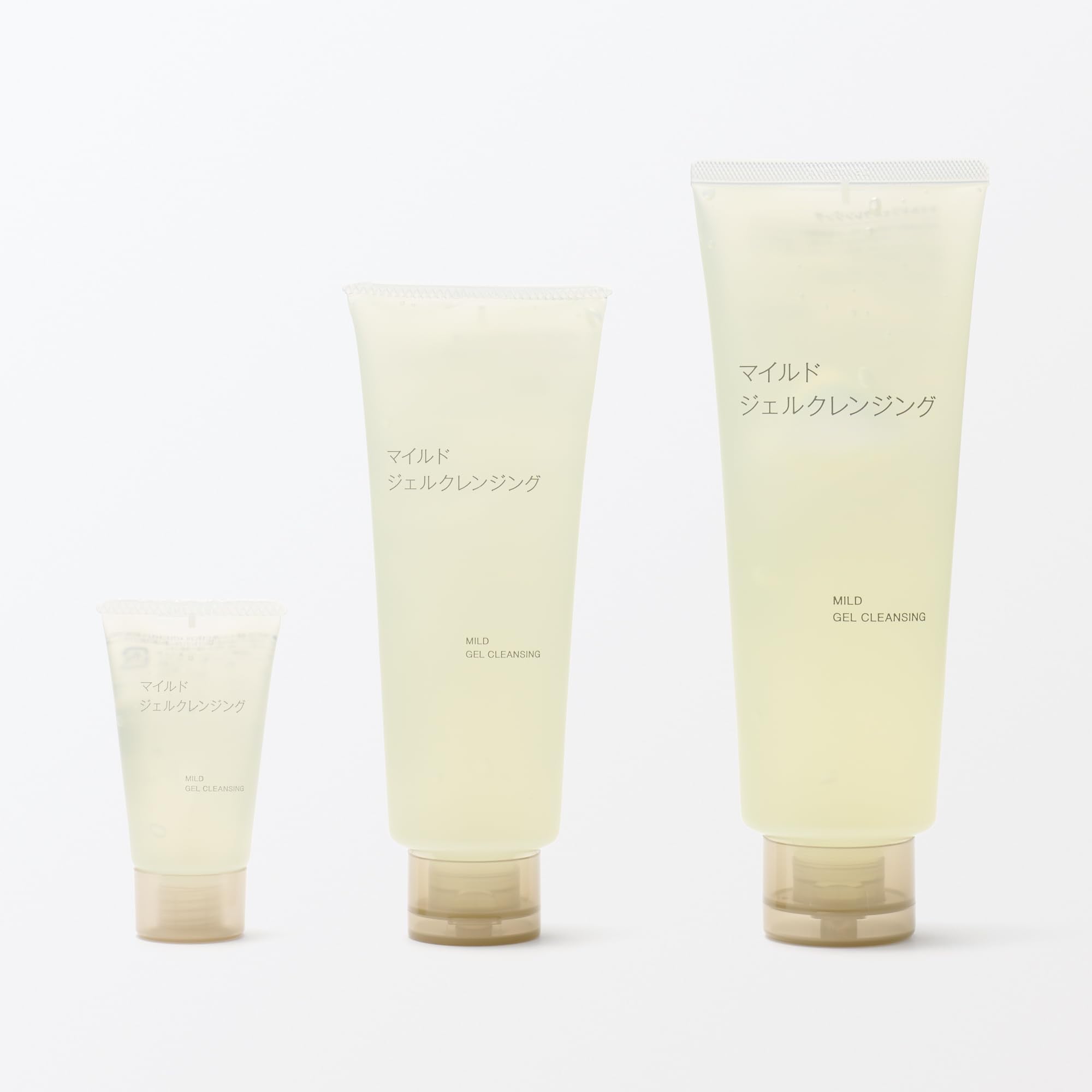 Muji Mild Gel Cleansing Large 220G Gentle Face Cleanser