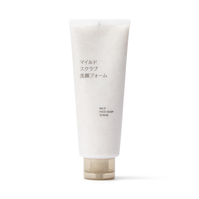 Muji Mild Scrub Facial Cleanser 220G Large Capacity Exfoliating Formula