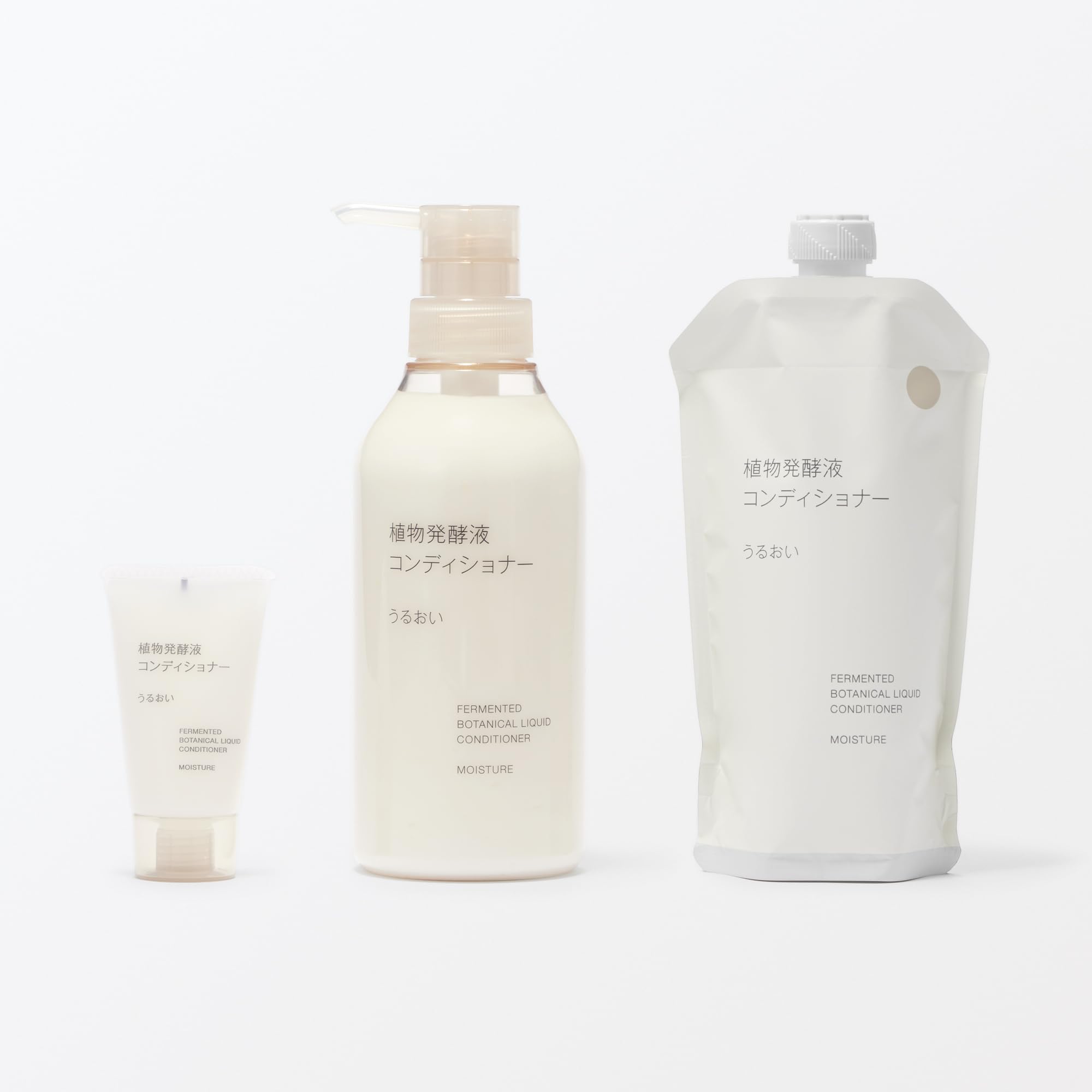Muji Plant Fermented Moisturizing Conditioner 400G - Nourishing Hair Care
