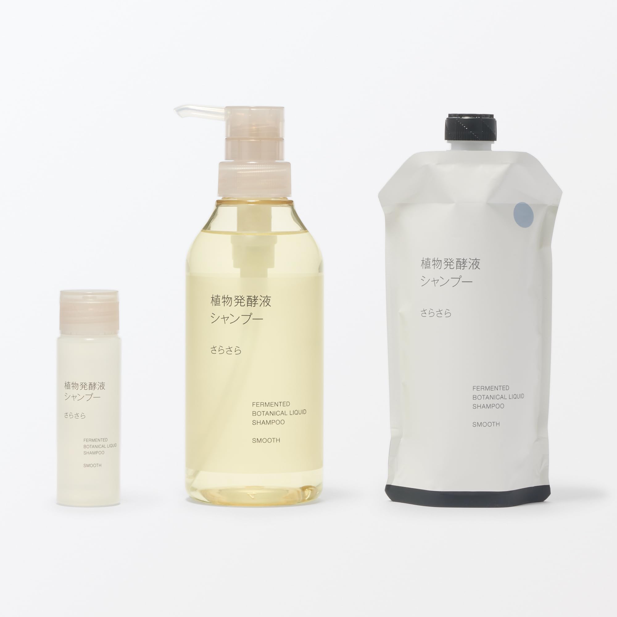 Muji Plant Fermented Smooth Shampoo 400ml - Nourishing Hair Care