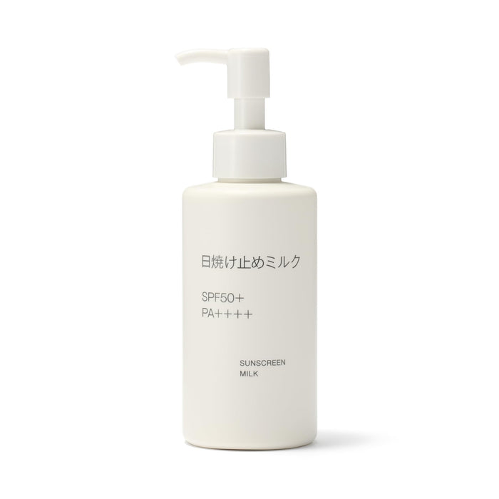 Muji Sunscreen Milk SPF50 PA Plus 150g Broad Spectrum Protection