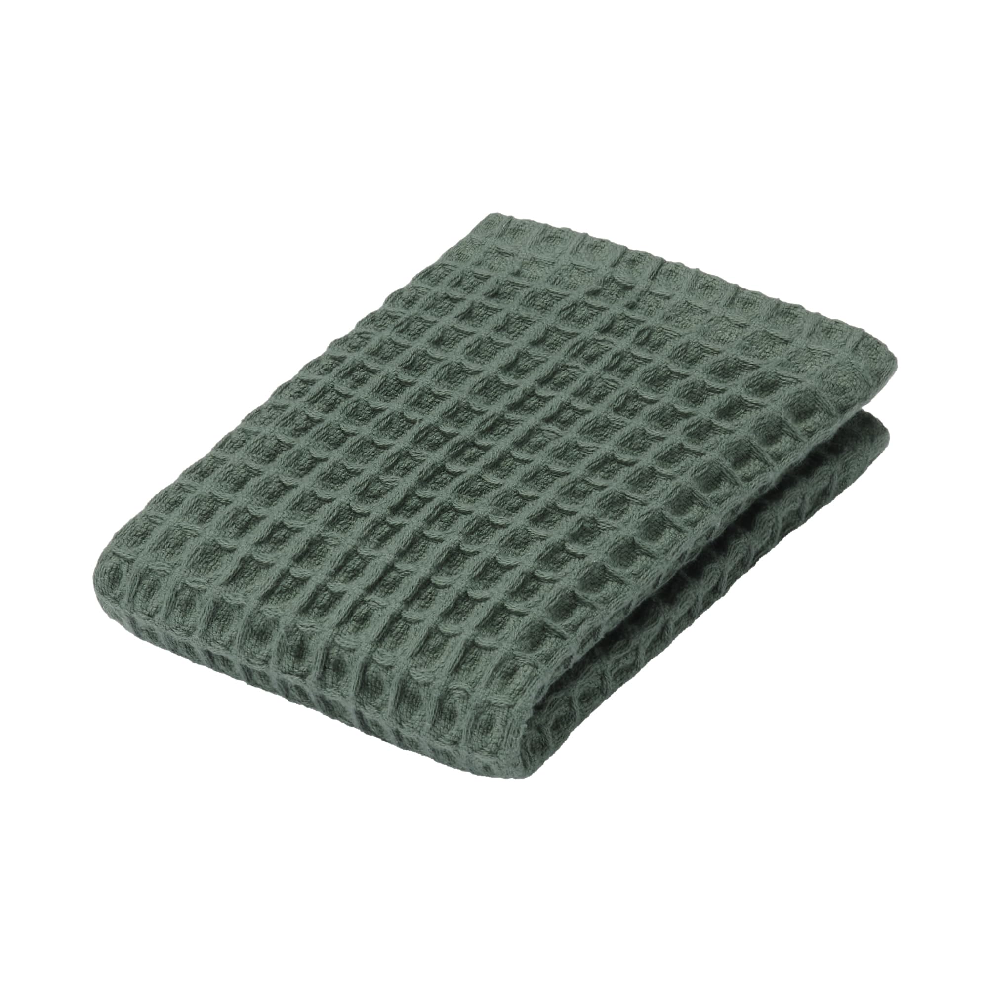Muji Waffle Hand Towels 10-Pack Green 34x35cm Smooth Touch 84705861