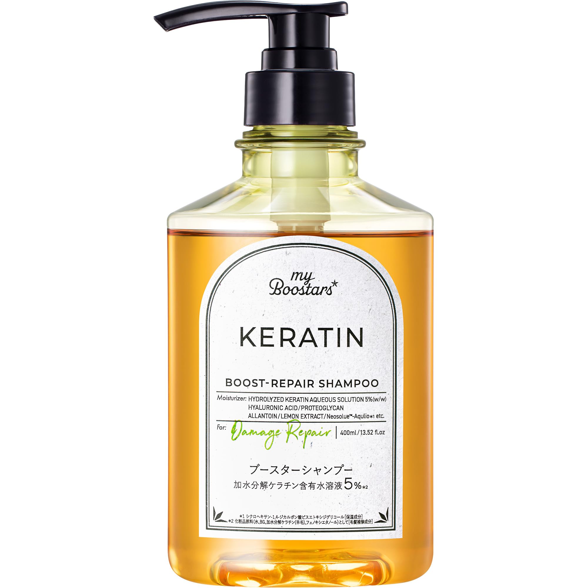 My Boostars Keratin Shampoo 400ml - Damage Repair for Healthy Hair