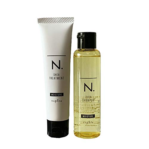 Napla N. Shea Shampoo 80Ml & Treatment 65G Moisture Mini Set for Moisturizing Hair