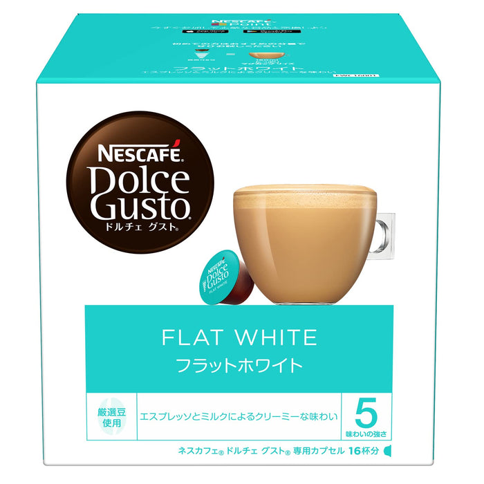 Nescafe Dolce Gusto Exclusive Flat White Capsules 16 Pack