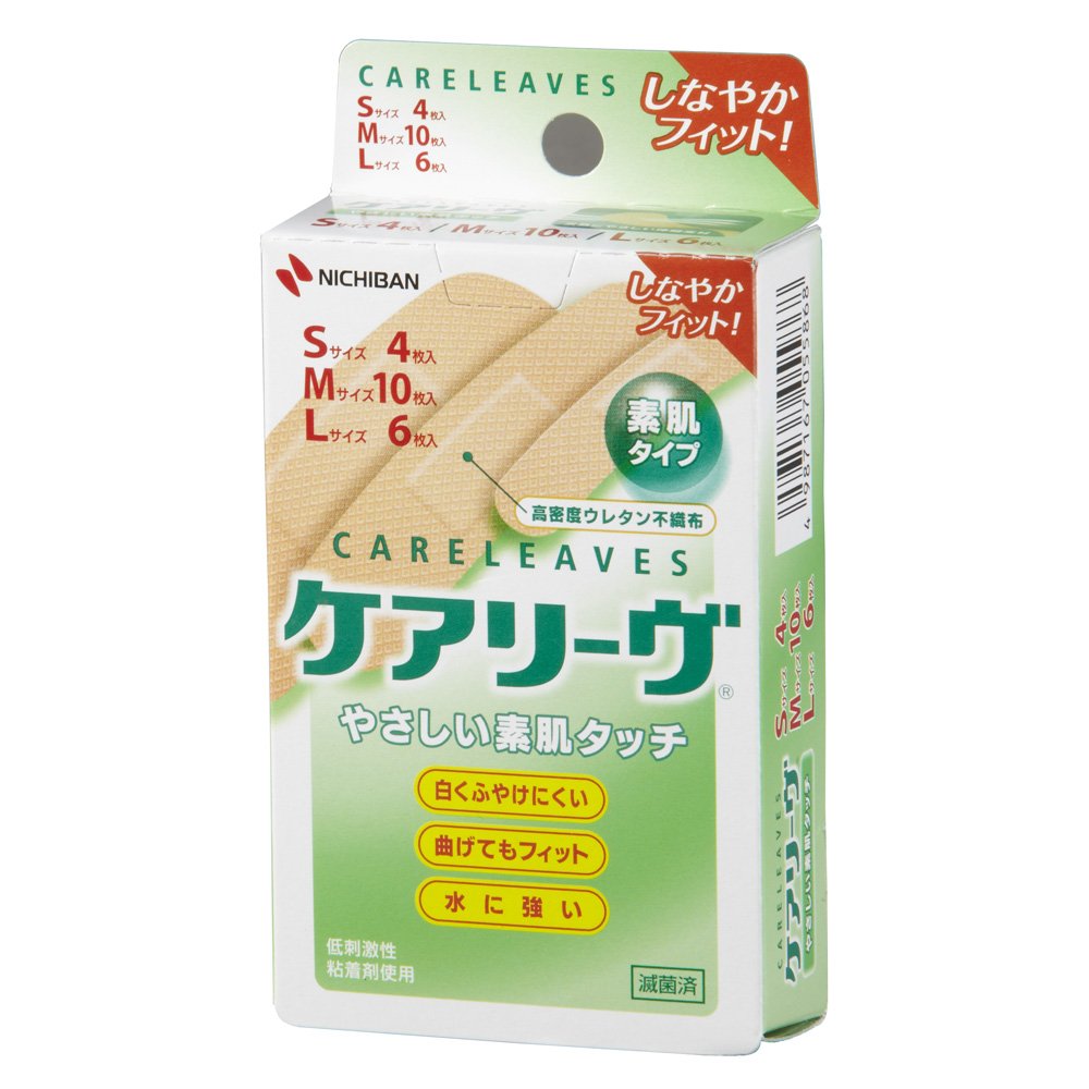 Care Leave Bare Skin Touch Bandage S 4 Sheets M 10 Sheets L 6 Sheets