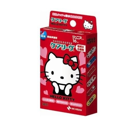 Care Leave Junior Bandages Hello Kitty 16 Pieces - Nichiban Care Leave