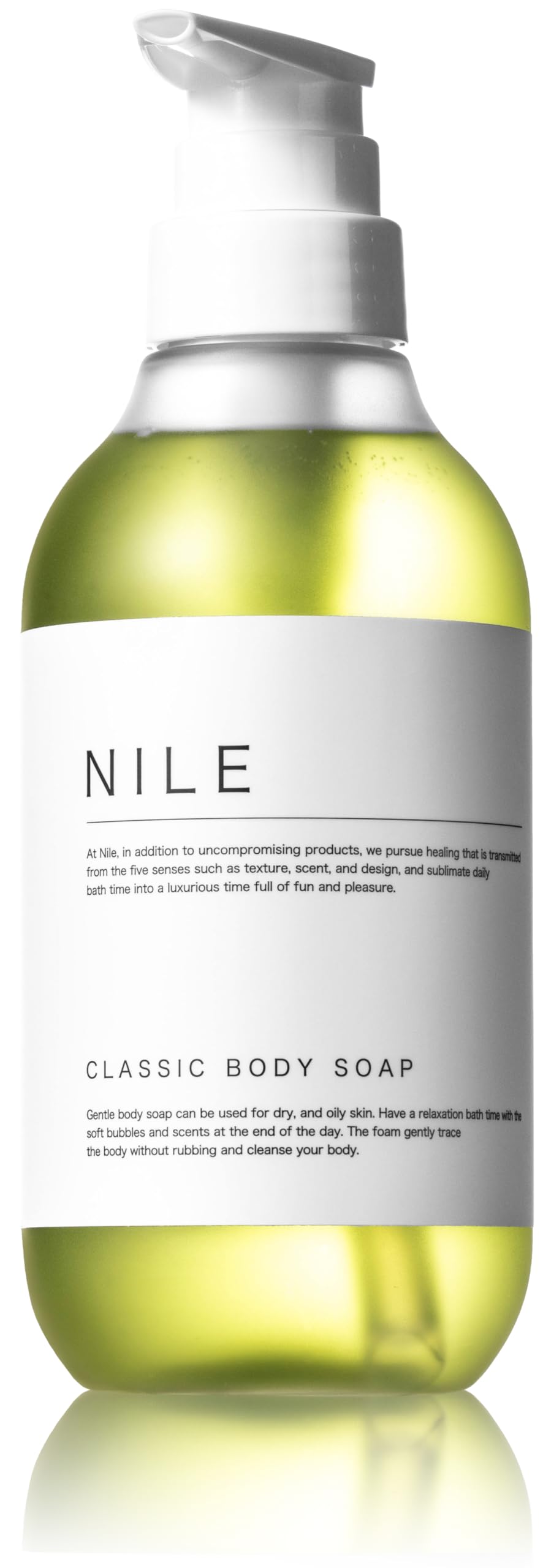 Nile Classic Body Soap 400Ml Tea Citrus Scent Green Tea Clean Refresh