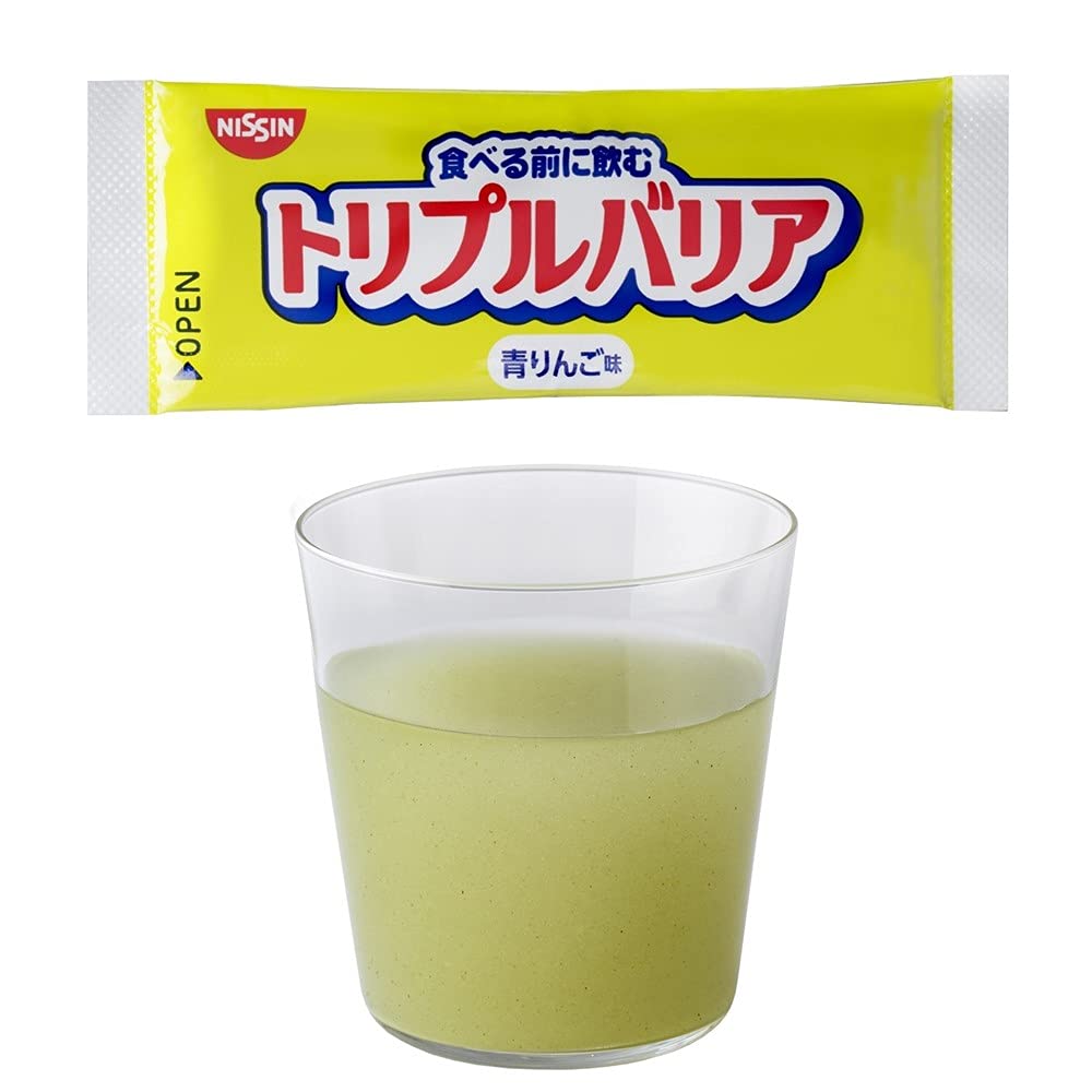 Nissin Foods Triple Barrier Green Apple 7G x 5 Bottles Immune Support