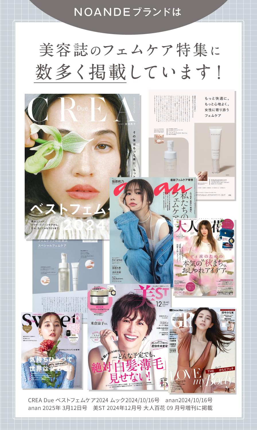 Noande Medicated Body Soap for Women 300ml Moisturizing Odor Control