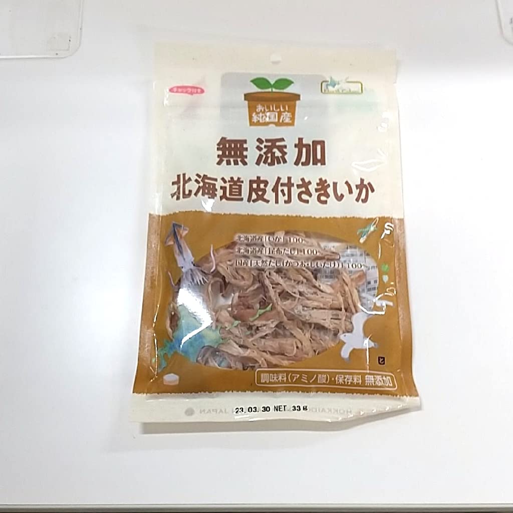 North Colors Additive-Free Hokkaido Dried Squid Snack 33g Healthy Treat
