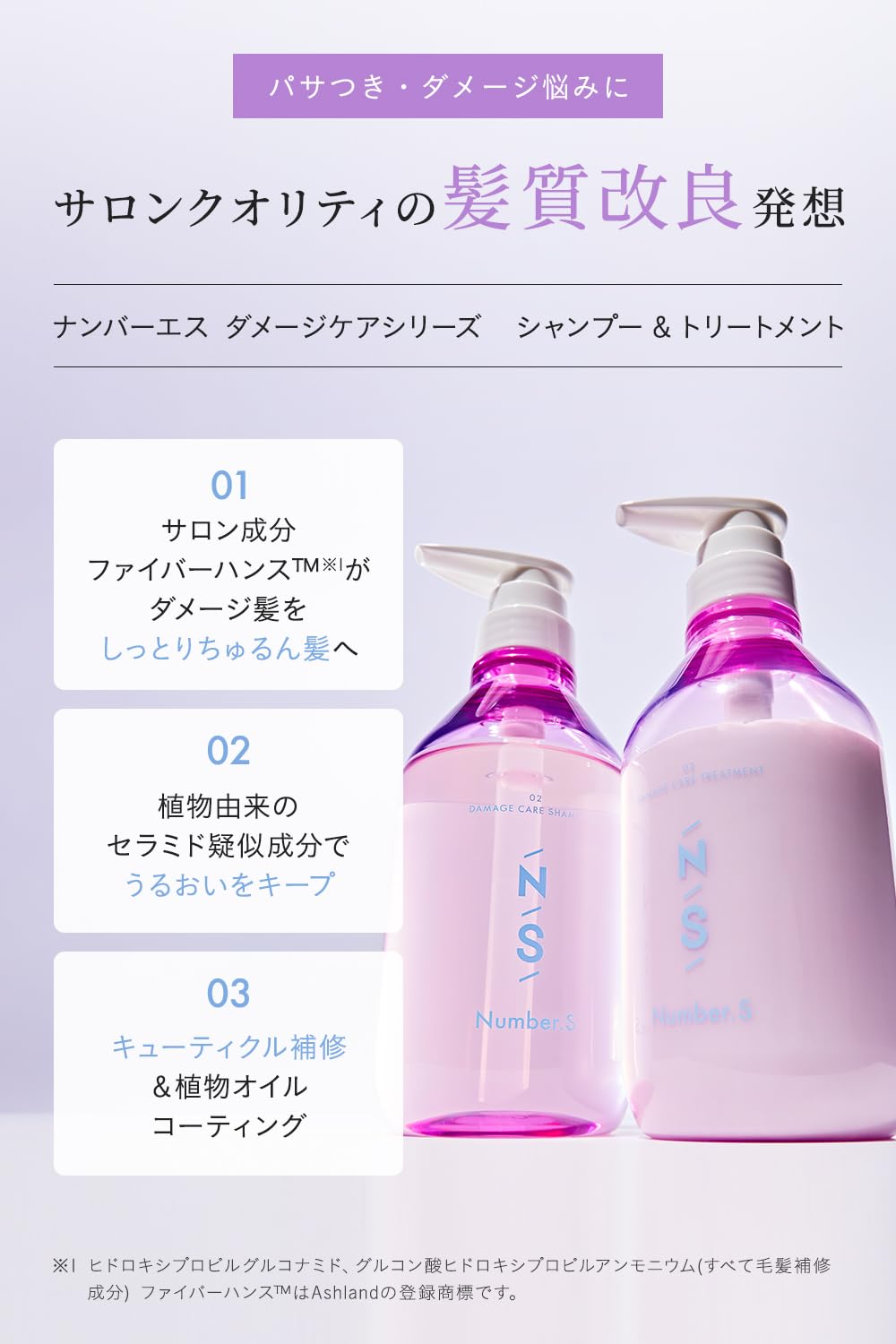 Number.S Hair Oil 100ml - Nourishing Damage Care for Smooth Healthy Hair