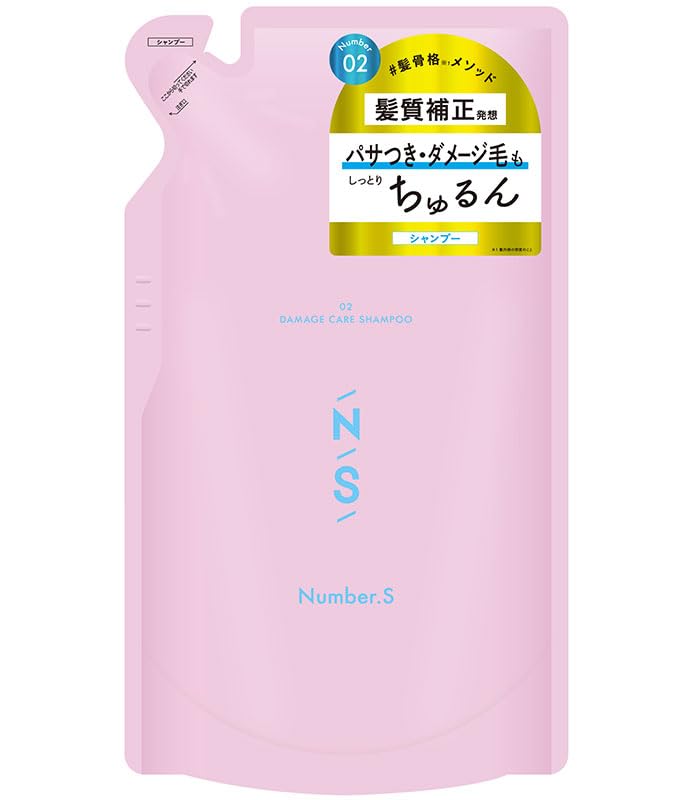 Number.S Damage Care Shampoo Refill 400Ml for Stronger Healthier Hair