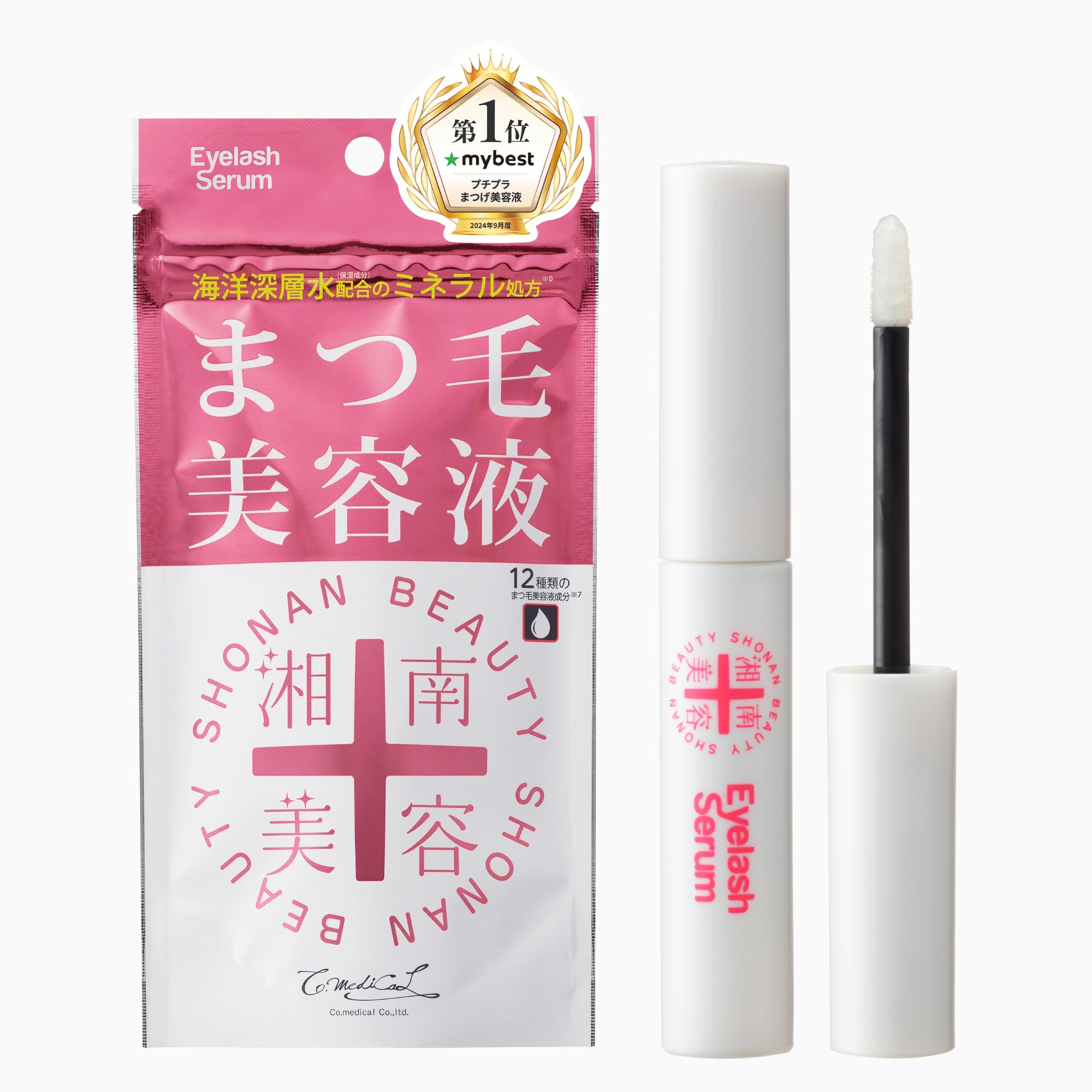 Shonan Beauty Eyelash Serum Oil-Free 4Ml Mineral Formula Natural Ingredients