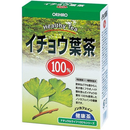 100% Natural Life Orihiro Ginkgo Leaf Tea - 100% Natural 25 Bags 2G Each