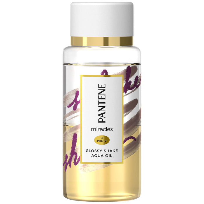 Pantene Miracles Glossy Shake Aqua Oil for Frizz-Free Wave-Enhancing Hair