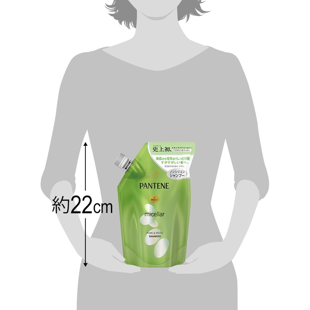 Pantene Micellar Shampoo Pure & Moist Refill 350ml