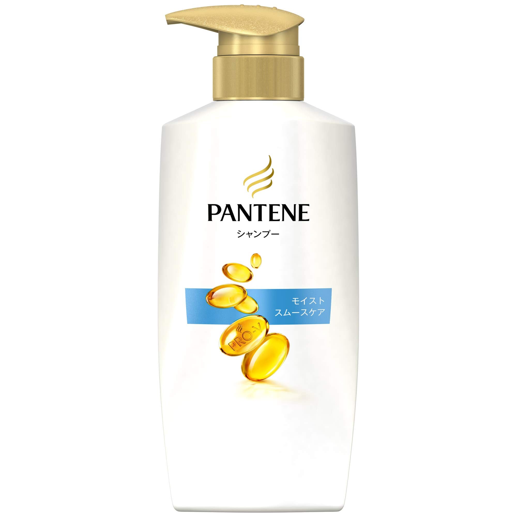 Pantene Moist Smooth Care Shampoo Pump 450Ml