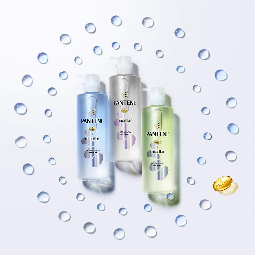 Pantene Micellar Treatment Pure and Moist Pump 500g