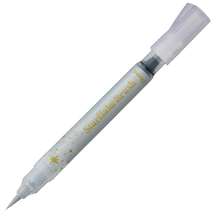 Pentel Star Flake Silver Color Brush Pen XGFHLM-SZ - Premium Art Tool