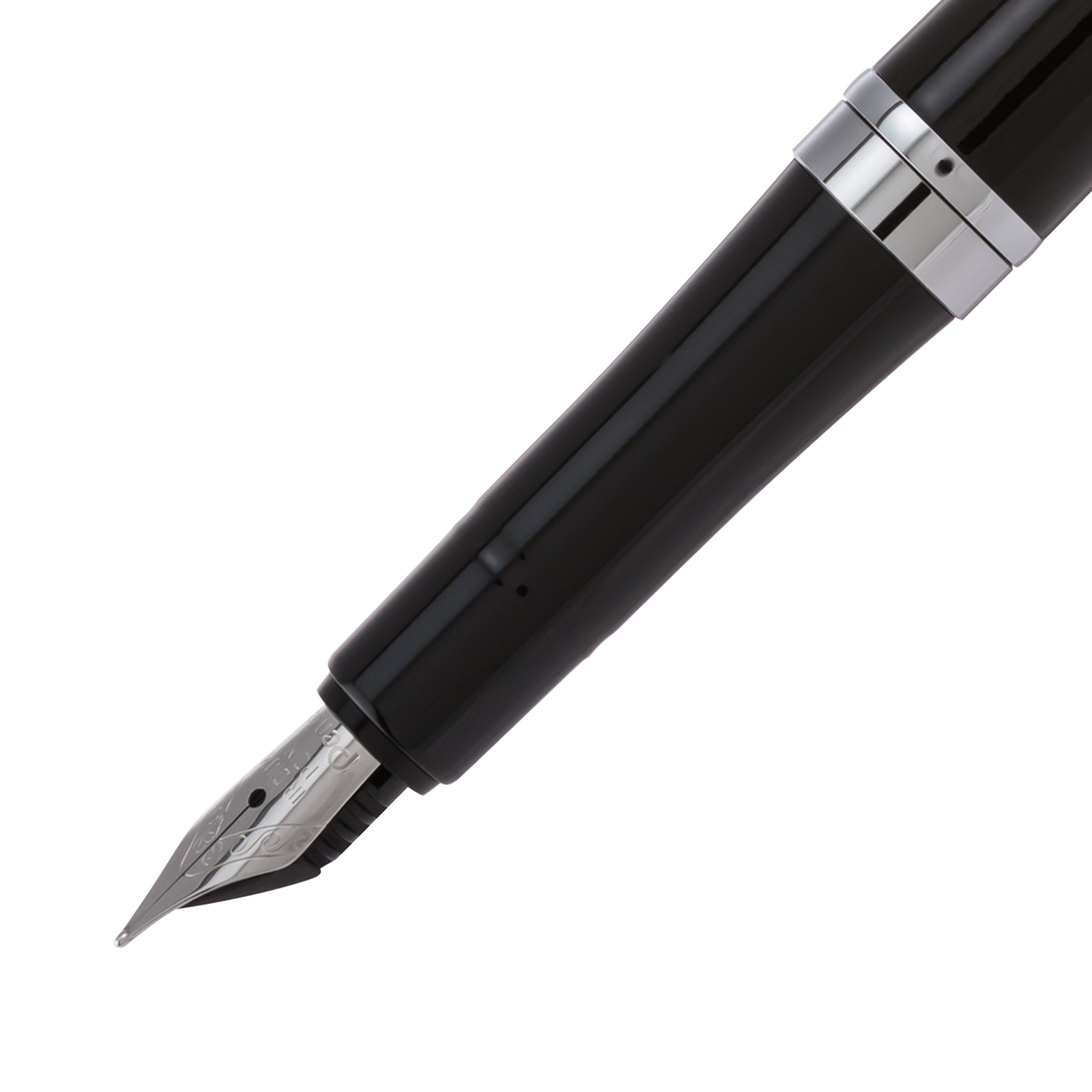 Pentel Tradio Fountain Pen Black Barrel Blue Ink Japan - Gift Box 1 Pack (Trf94A-C)