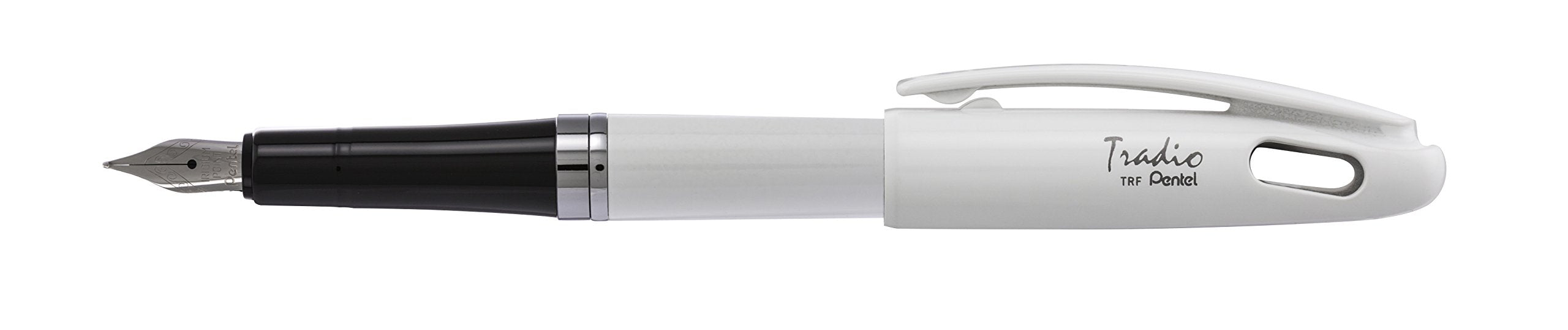 Pentel Tradio Fountain Pen White Barrel Blue Ink Japan Gift Box 1 Pack