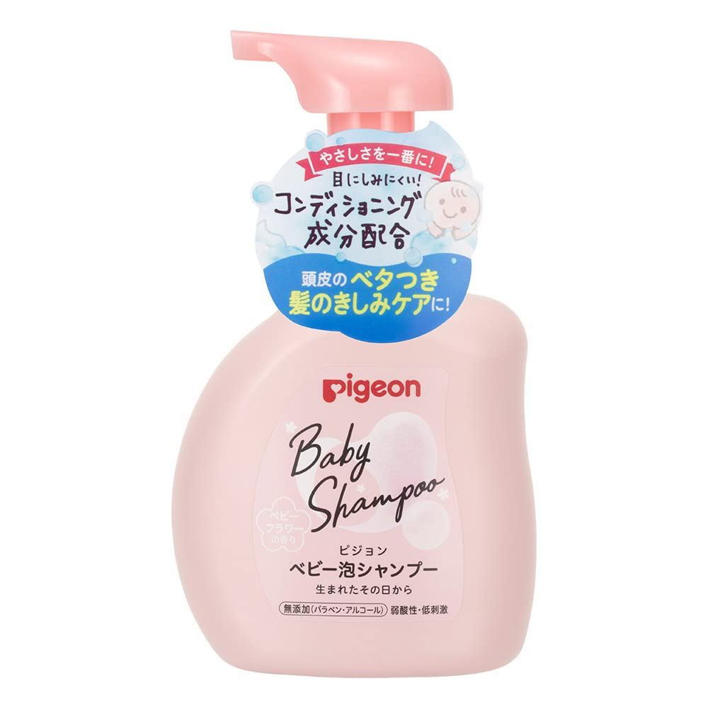 Pigeon Baby Foam Shampoo 350Ml Baby Flower Scent Gentle Care