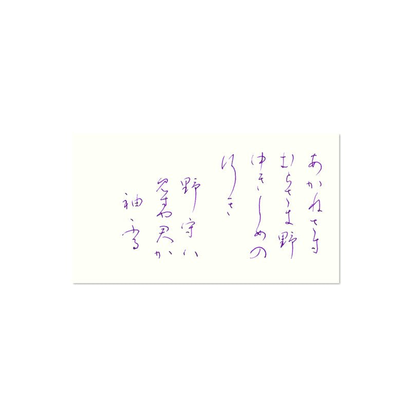 Pilot Iroshizuku Mini 15ml Murasaki Shikibu Fountain Pen Ink - Ink15Ms