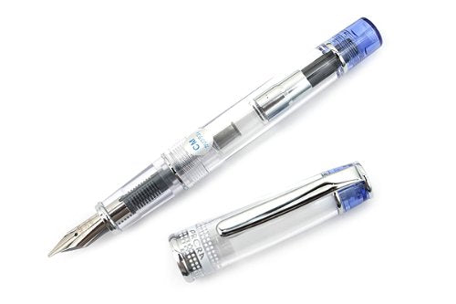 Pilot Prera Colorful Blue Fountain Pen for Calligraphy Transparent Design FPRN350R-TLCM