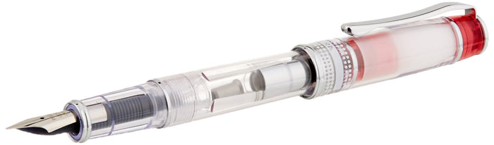 Pilot Prera Colorful Red Transparent Fountain Pen for Calligraphy FPRN350R-TRCM
