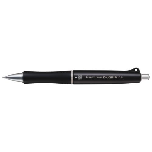 Pilot Dr. Grip Mechanical Pencil 0.3mm Black - Smooth Writing Comfort