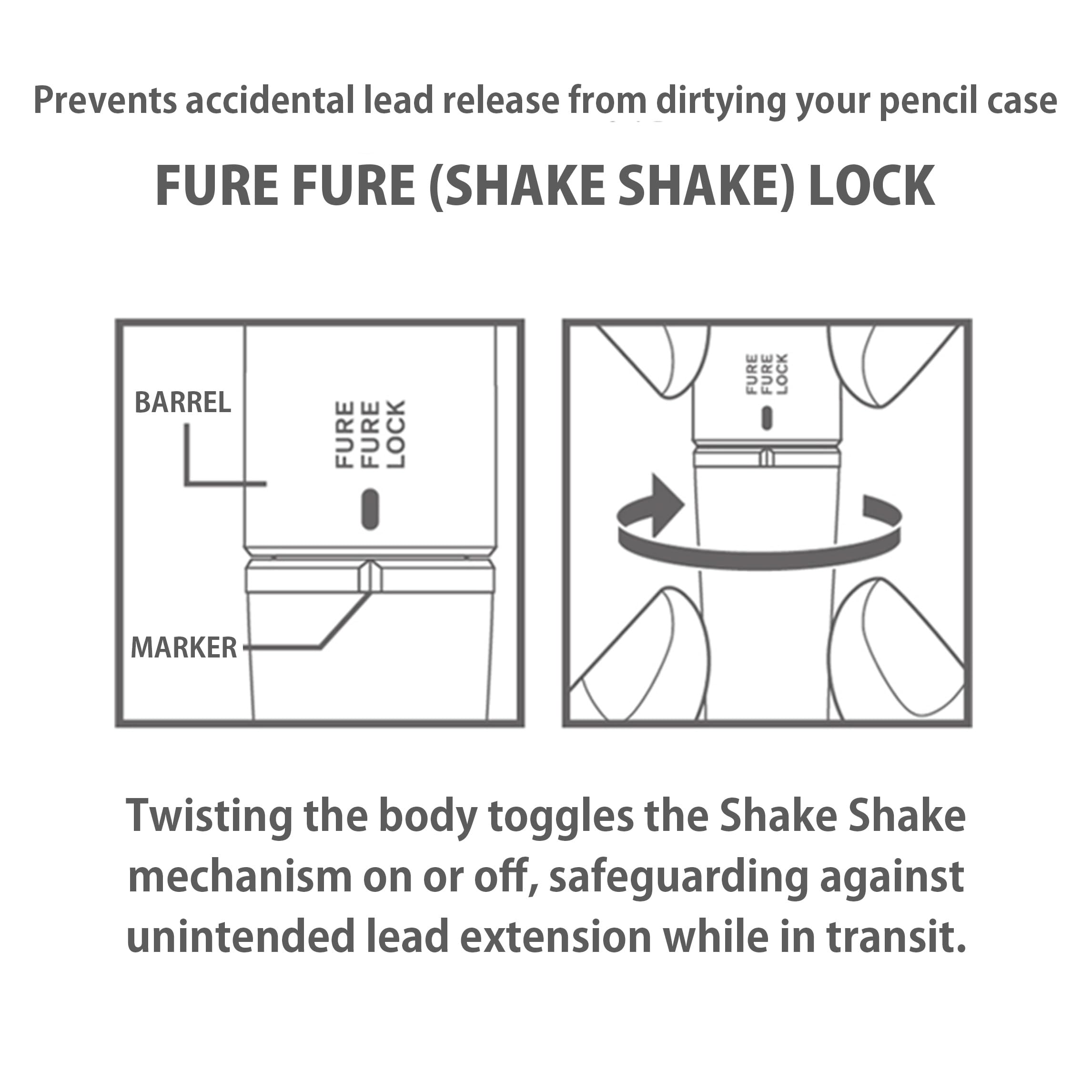 Pilot Dr. Grip Mechanical Pencil 0.5mm Black Accent Deep Orange