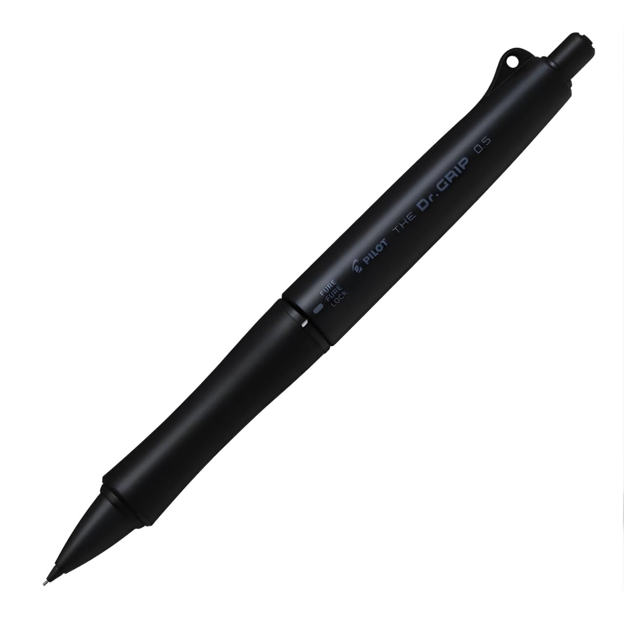 Pilot Dr. Grip Mechanical Pencil 0.5mm Matte Black Ergonomic Design