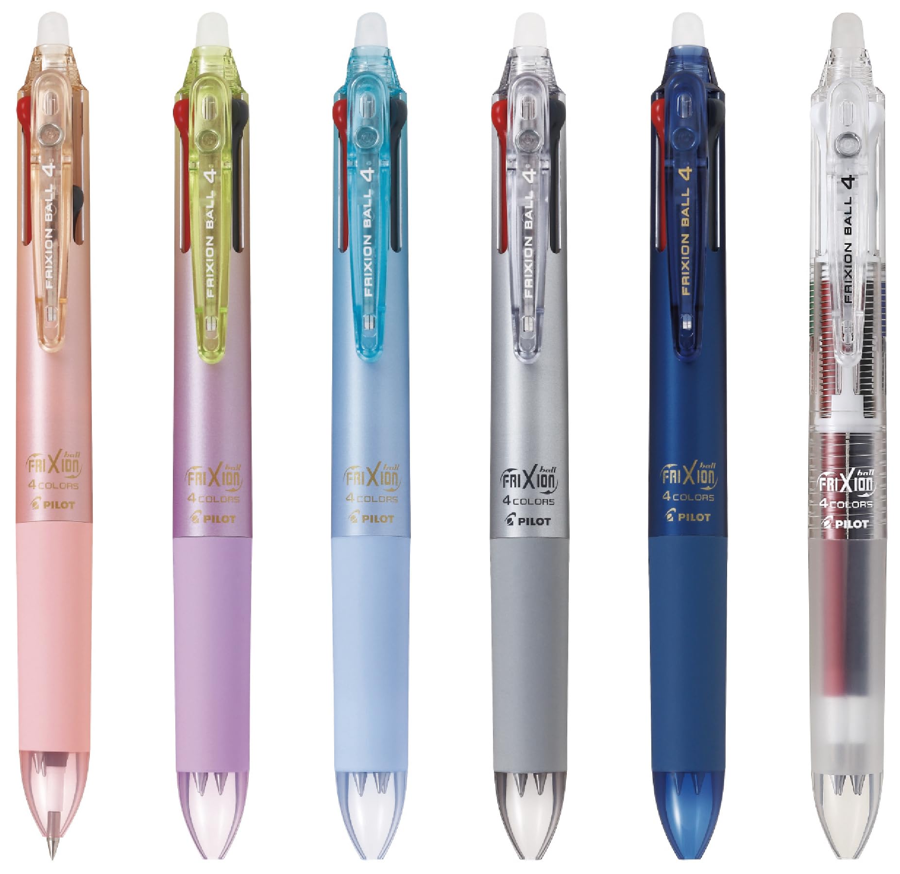 Pilot Frixion Ball 4 Multi-Color Ballpoint Pen 0.38mm