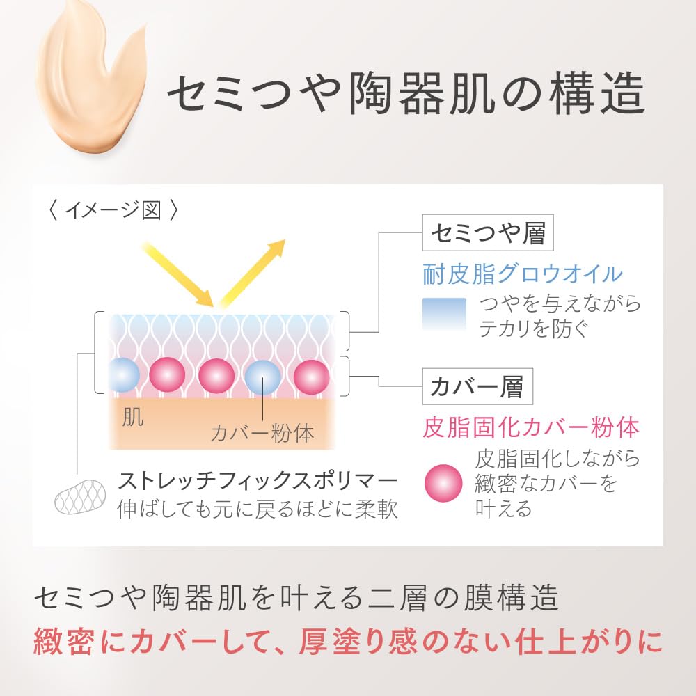 Primavista Stay Glow Liquid Foundation Ocher 03 for Radiant Skin