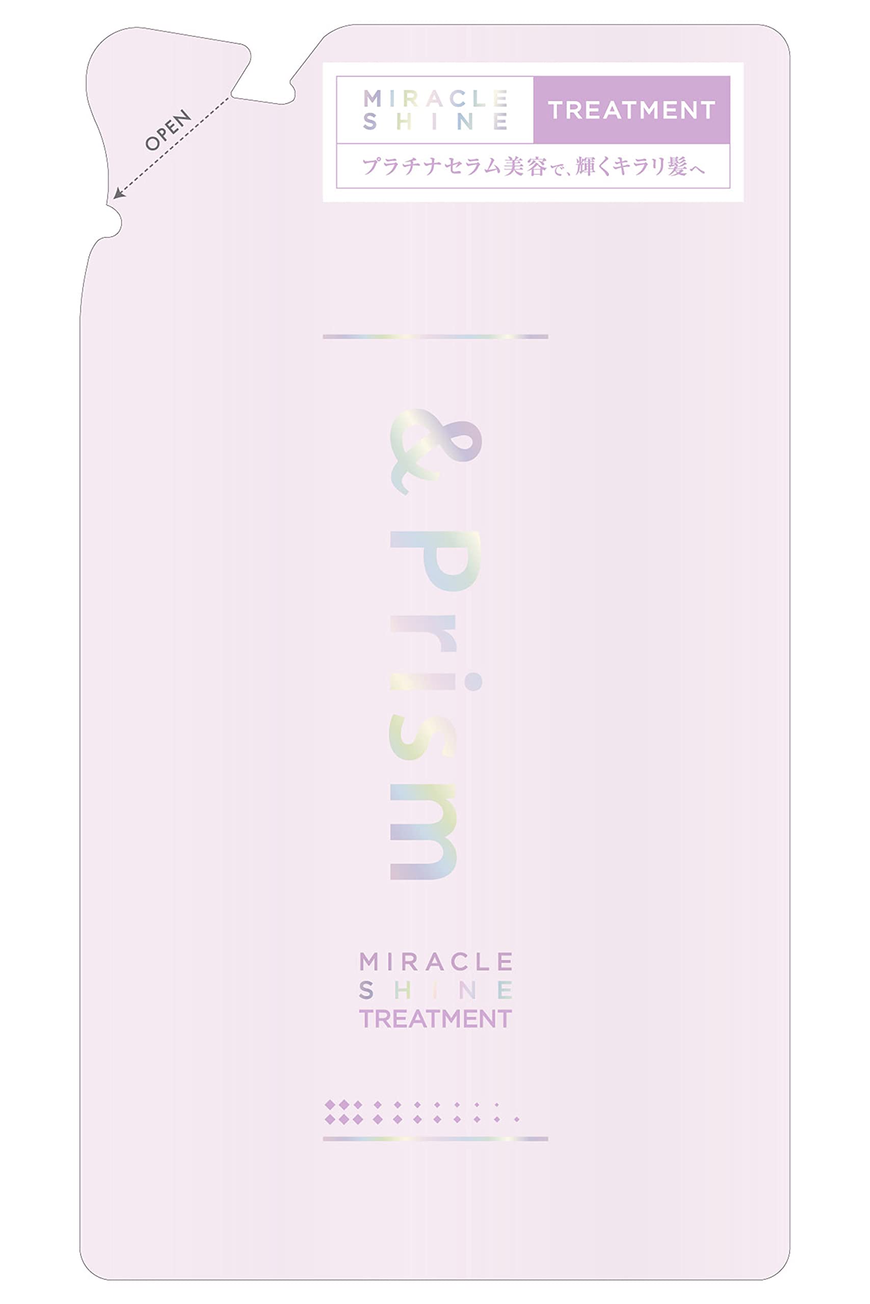 &Prism Miracle Shine Hair Treatment Refill 320ml Nourishing Formula