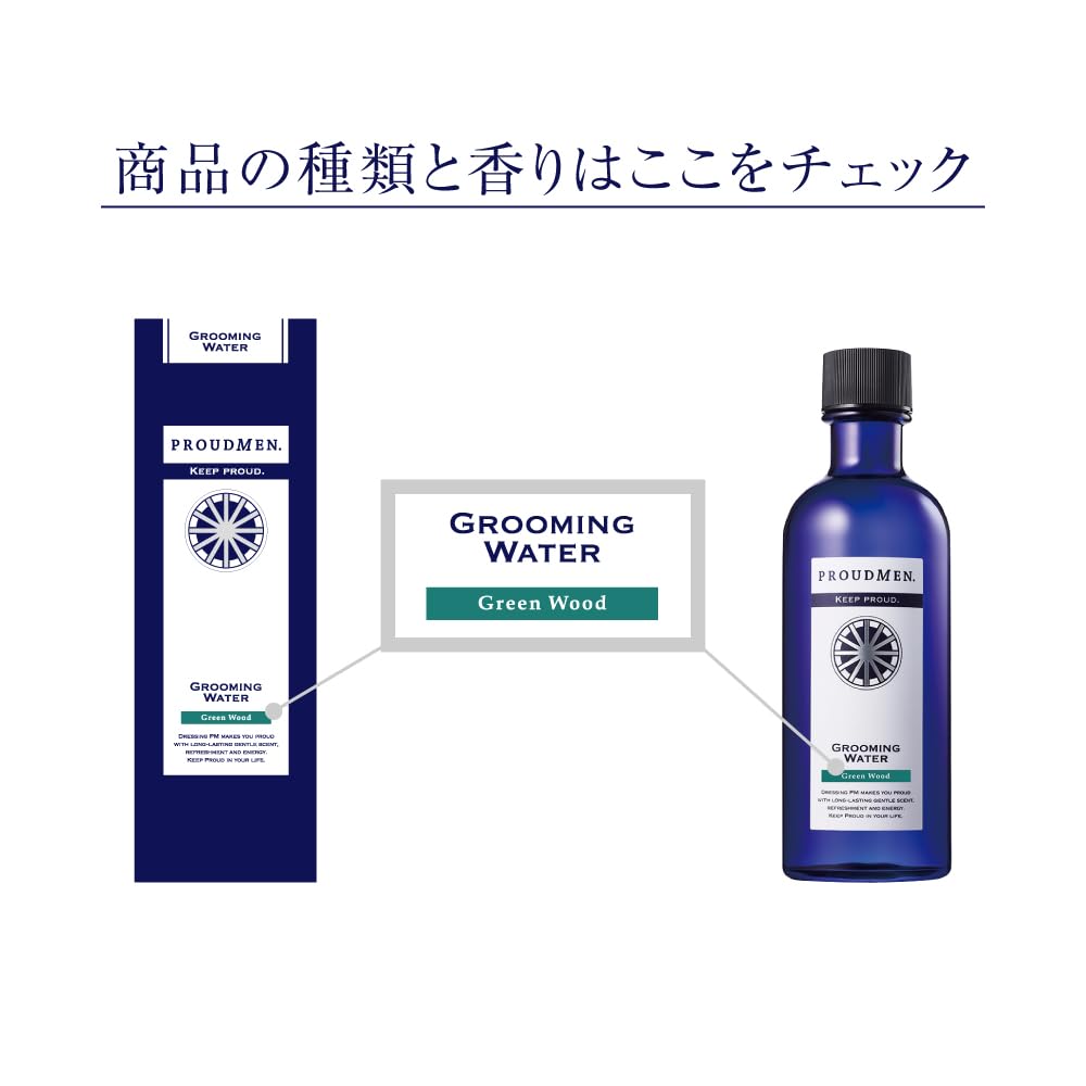 Proudmen. Green Wood Scent Body Lotion Grooming Water 200Ml