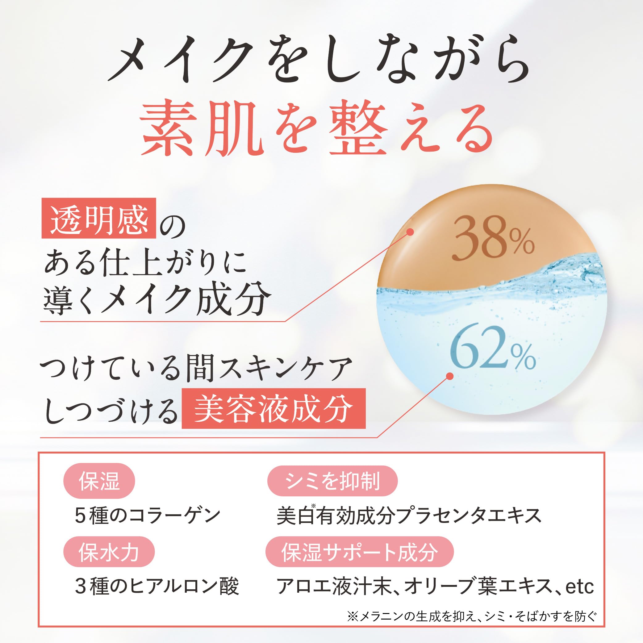 Macchia Label Medicated Clear Esthe Veil 25Ml Beige Liquid Foundation SPF