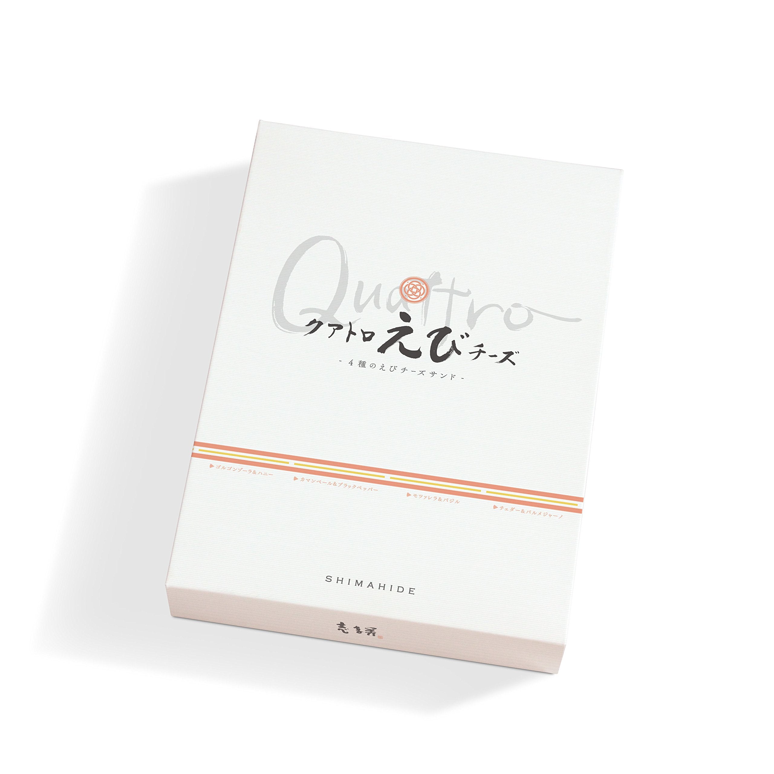 Shimahide Co. Ltd. Quattro Shrimp Cheese 16 Bags Delicious Seafood Snack