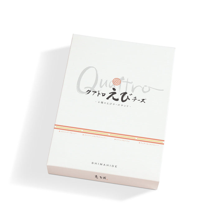 Shimahide Co. Ltd. Quattro Shrimp Cheese 16 Bags Delicious Seafood Snack