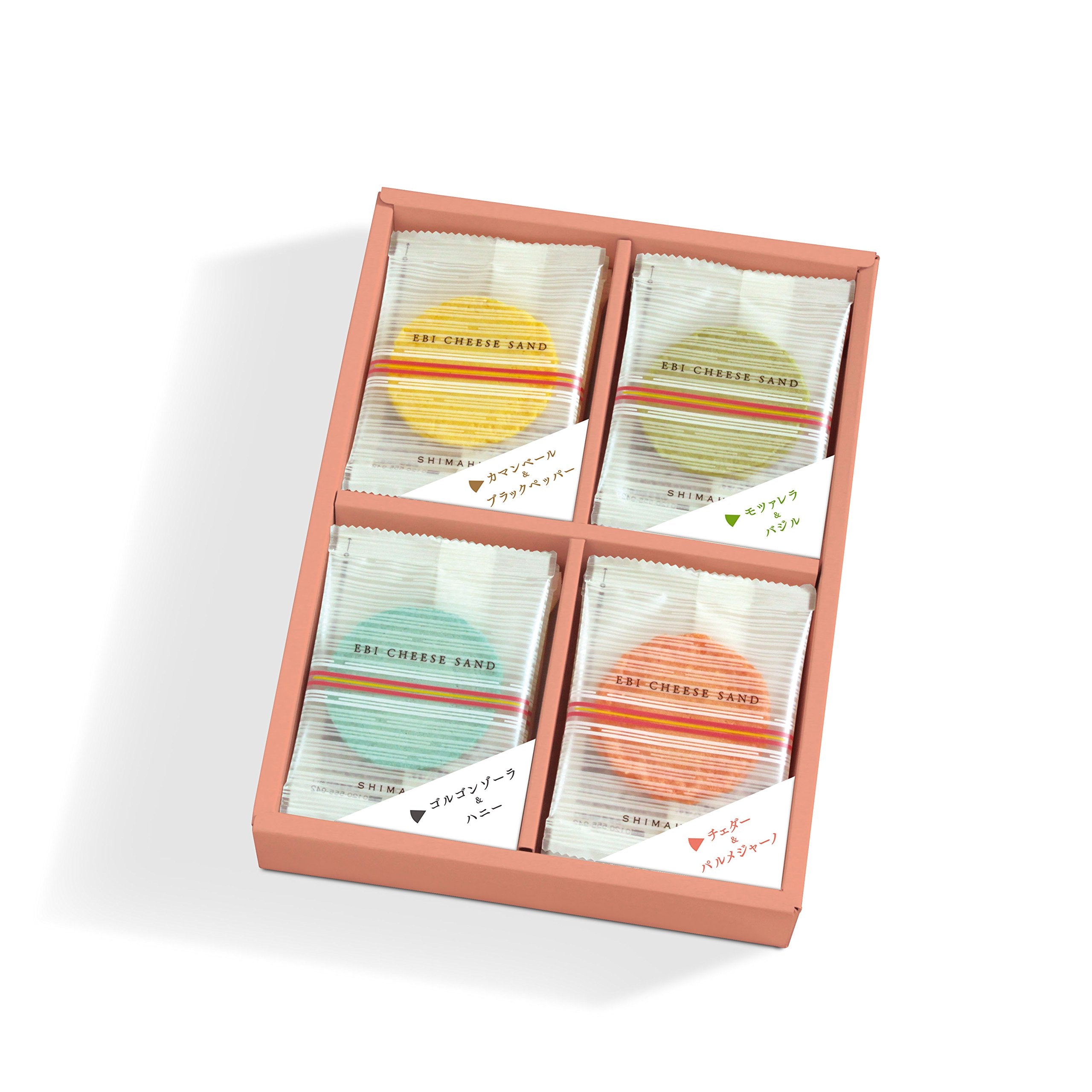 Shimahide Co. Ltd. Quattro Shrimp Cheese 16 Bags Delicious Seafood Snack