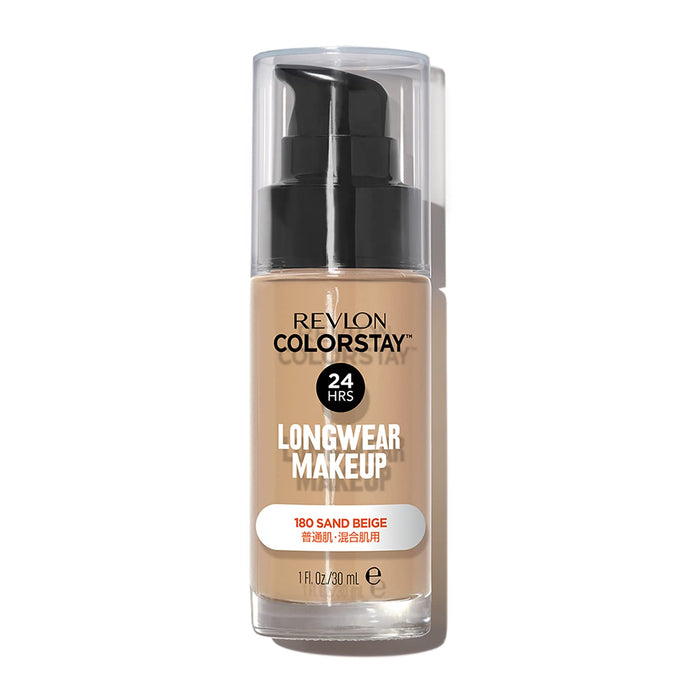 Revlon Colorstay Longwear Foundation 180 Sand Beige for All-day Wear