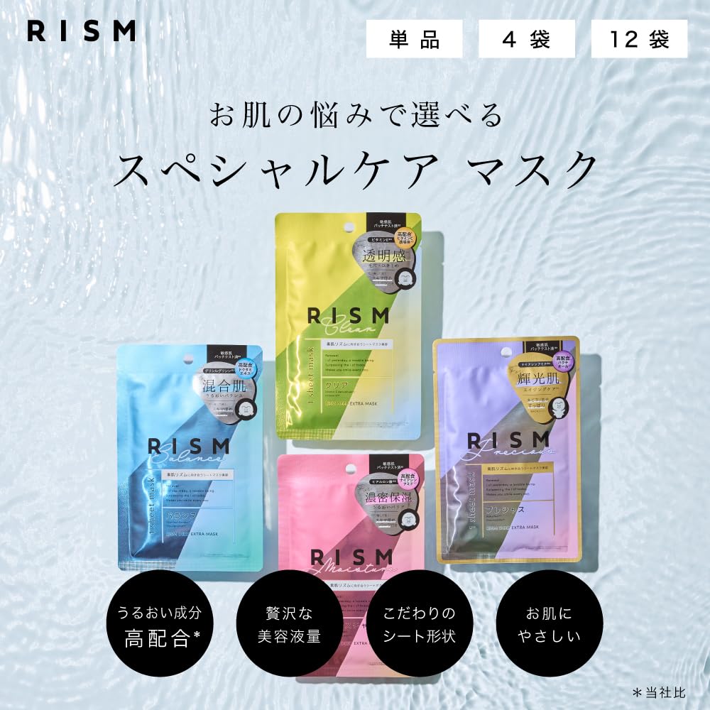 Drawing Rism Deep Extra Mask - Clear Type 1 Sheet for Hydrated Skin Care