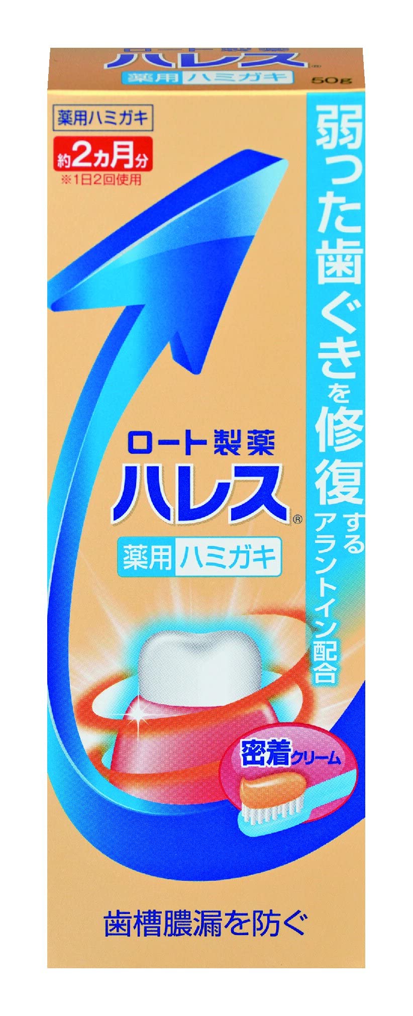 Rohto Pharmaceutical Hales Toothpaste 50g Single Tube for Oral Care