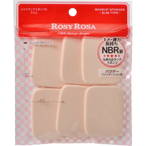 Rosie Rosa N Slim 6P Makeup Sponge Set - Flawless Application
