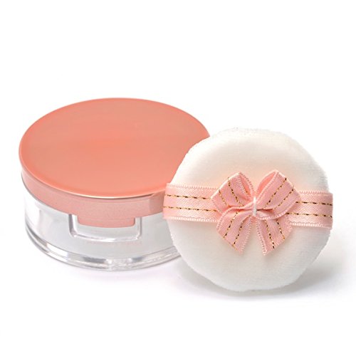 Rosie Rosa Powder Case With Mirror - Travel Friendly Compact Makeup Case