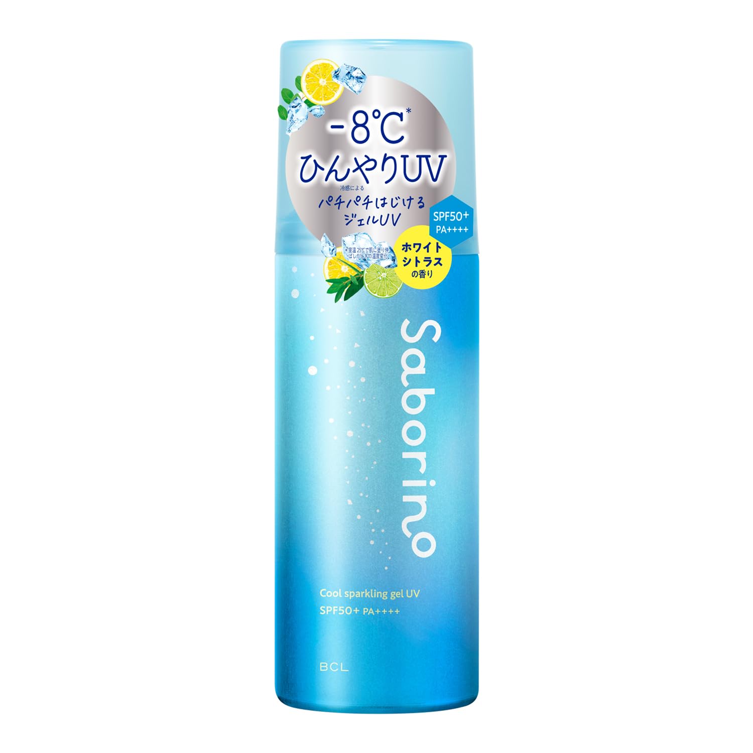 Saborino SPF50+ Cool Spark UV Gel Sunscreen Spray for Body 65g Easy Reapply