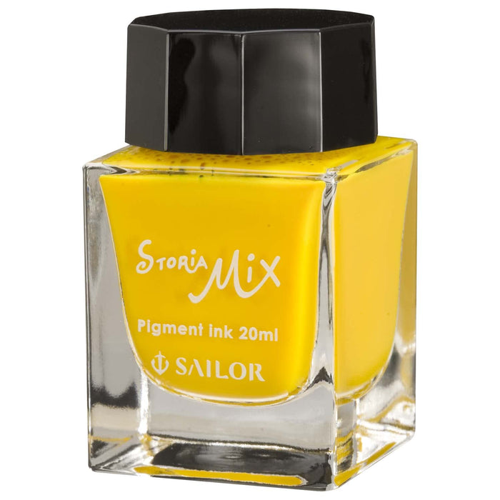 Sailor Fountain Pen with 20ml Yellow Storia Mix Pigment Ink 13-1503-270