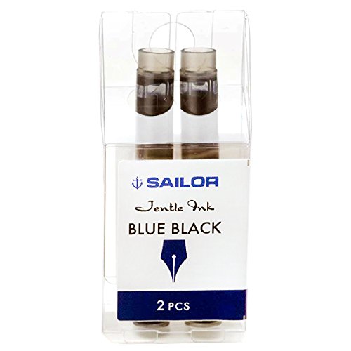 Sailor Fountain Pen Blue-Black Ink Cartridge - 10 Pieces 13-0105-144 Bundle